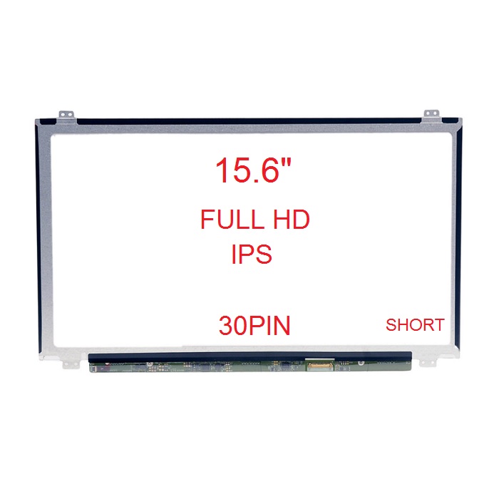 מסך למחשב נייד "15.6 1920x1080 FHD SLIM SHORT 30PIN LCD